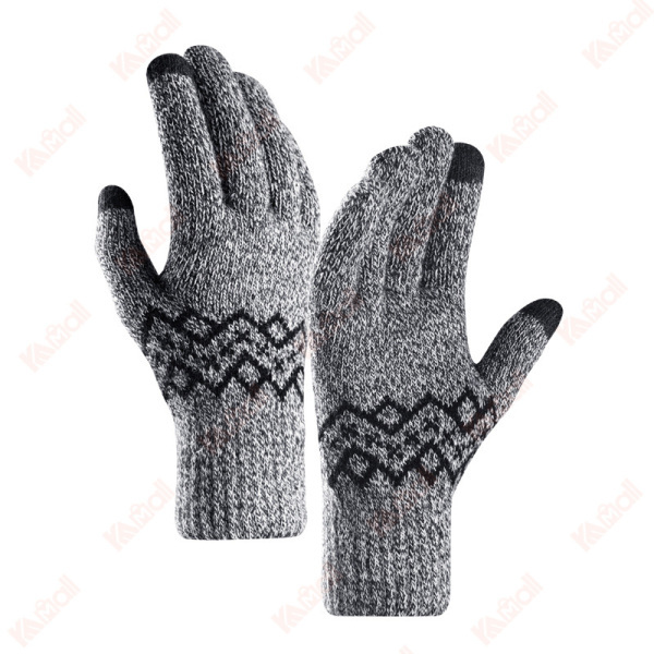 winter knitted men's gloves sale